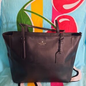 Kate Spade Dark Leather Tote